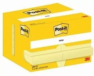 Kateczki samoprzylepne 51x76mm 12x100K żółte - tantis.pl