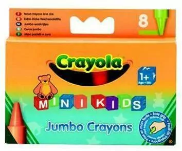 Kredki świecowe. 8 sztuk. Mini Kids. Crayola - tantis.pl