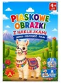 Piaskowe malowanki z naklejkami - Lama ALEX - tantis.pl