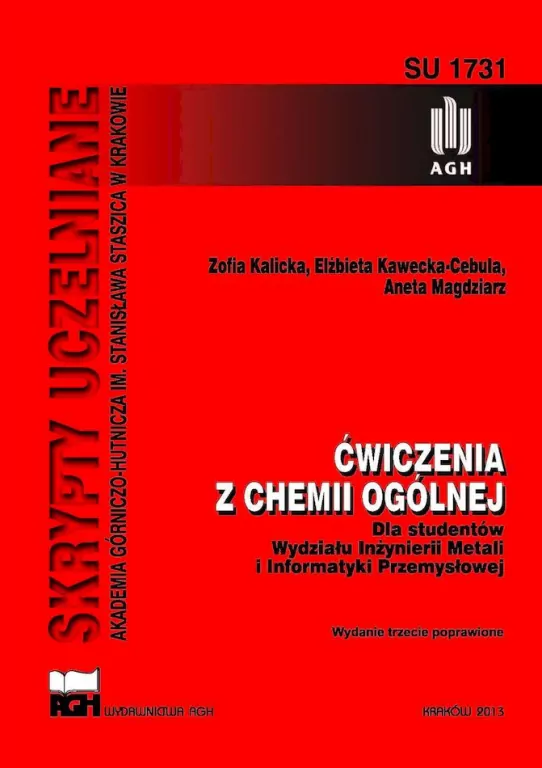 Ćwiczenia z chemii ogólnej dla studentów - tantis.pl