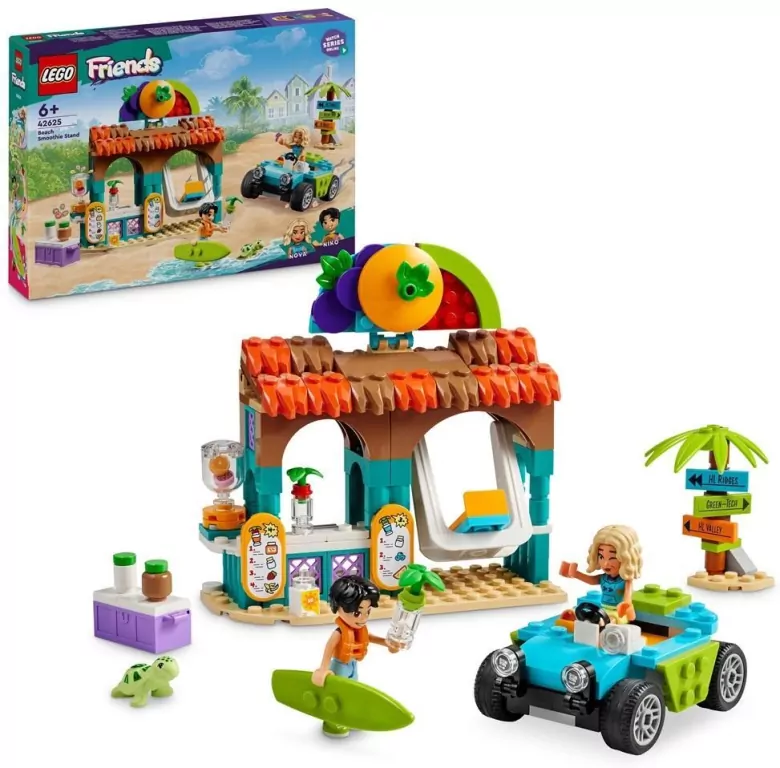 LEGO® Friends. Plażowa budka z koktajlami. 42625 - tantis.pl