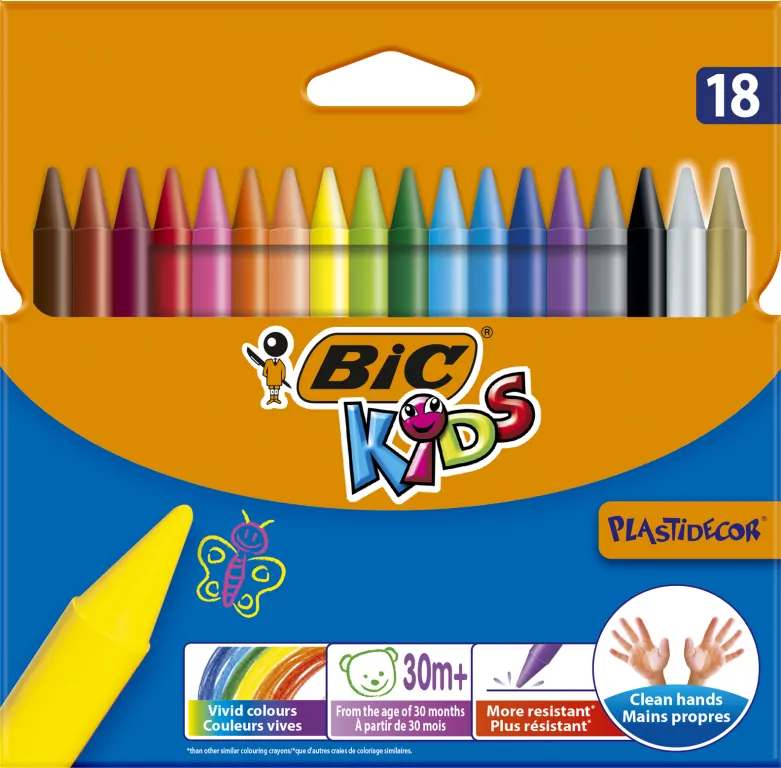 Kredki Plastidecor Kids 18 kolorów - tantis.pl