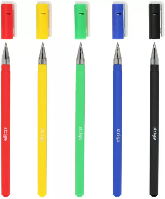 Długopis żelowy 5 kolorów STRIGO - tantis.pl