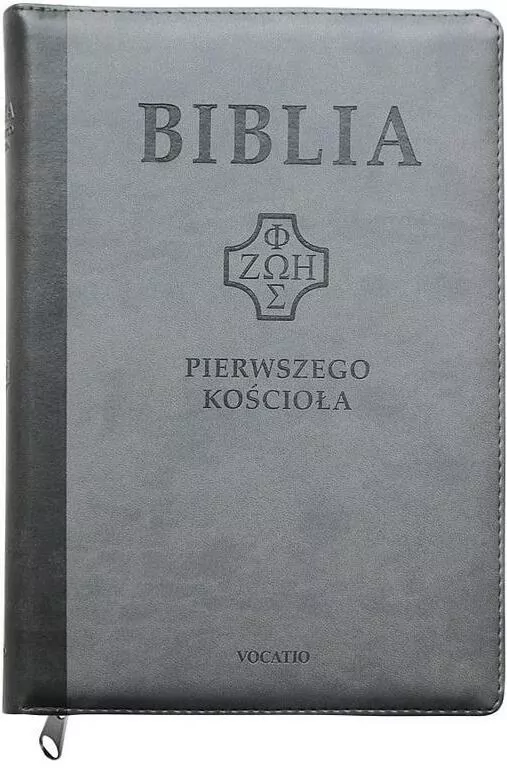 Biblia pierwszego Kościoła z paginat. suwak szary - tantis.pl