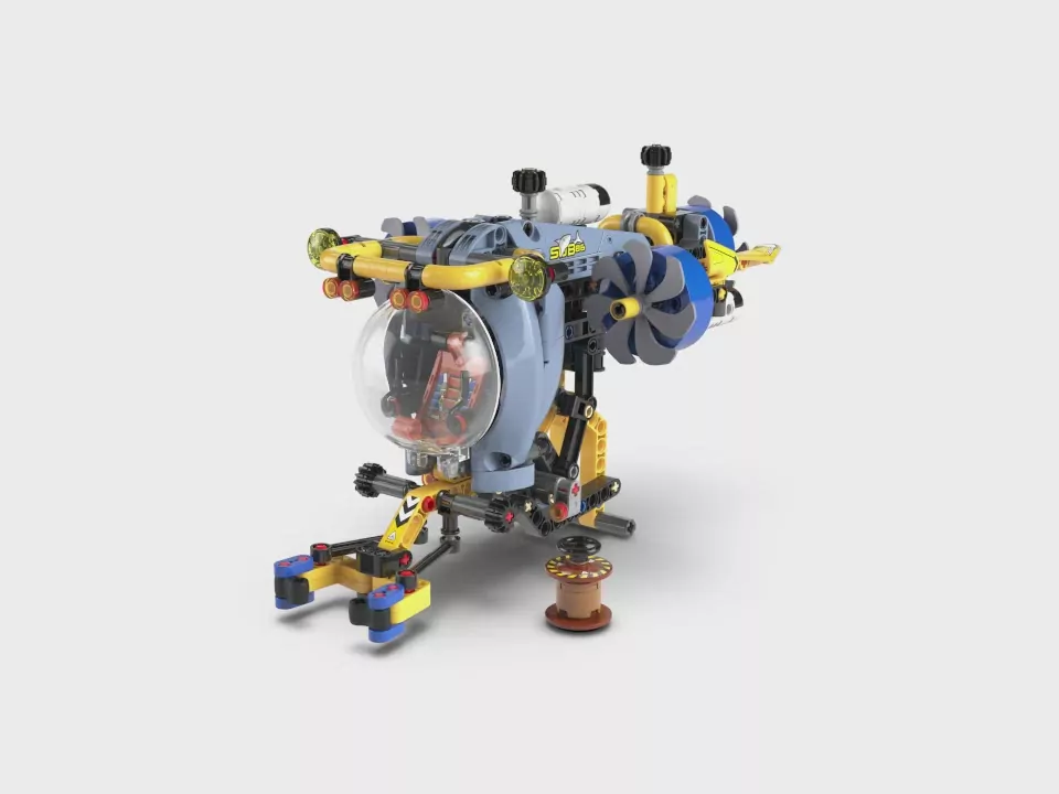 LEGO® Technic. Badawcza łódź podwodna 42201 - tantis.pl