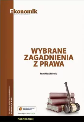 EKONOMIK. Kwalifikacja A.66.1. Wybrane zagadnienia z prawa podręcznik