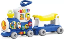 Jeździk pociąg 4w1 niebieski