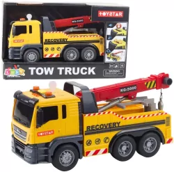 Ciężarówka budowlana z regulowanym dźwigiem