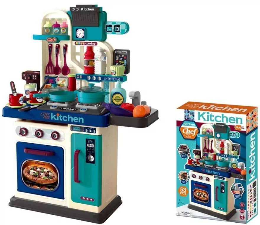 Kuchenka ze światłem i dźwiękiem niebieska - tantis.pl