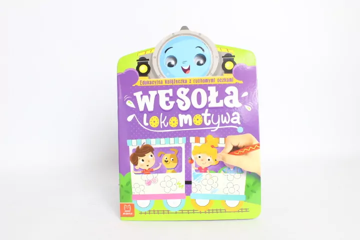 Wesoła lokomotywa. Edukacyjna książeczka - tantis.pl
