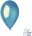 Balony metaliczne. Niebieskie. 25cm. 100 szt. - tantis.pl