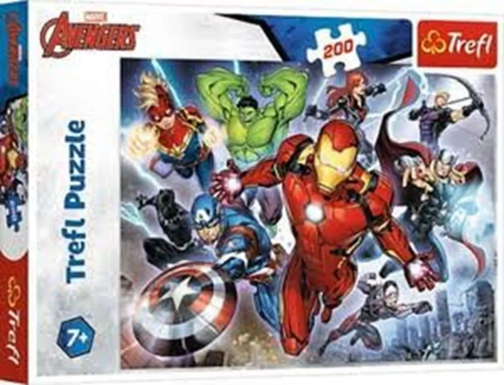 Puzzle 200 Waleczni Avengersi. 13260 - tantis.pl