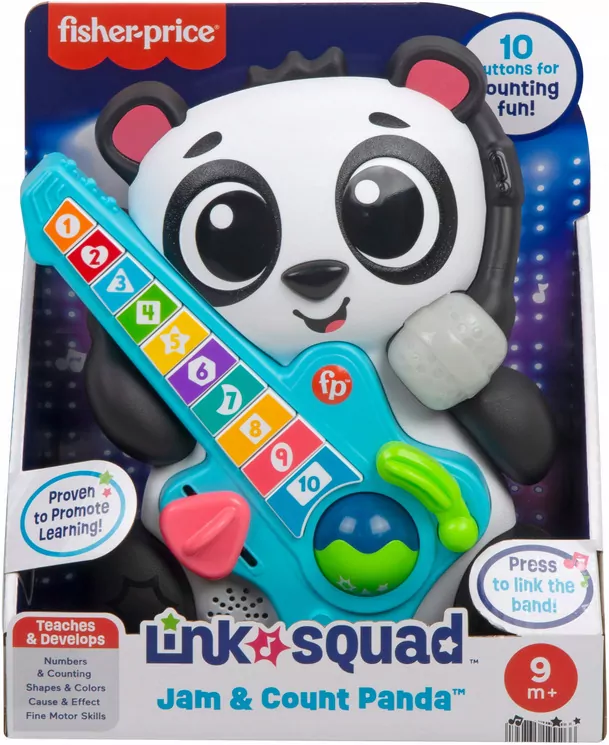Fisher Price Link Squad Panda Liczenie i kształty - tantis.pl