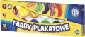 Farby plakatowe 12 kolorów - tantis.pl