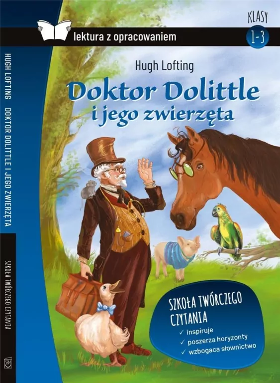Doktor Dolittle i jego zwierzęta. Lektura z opracowaniem - tantis.pl