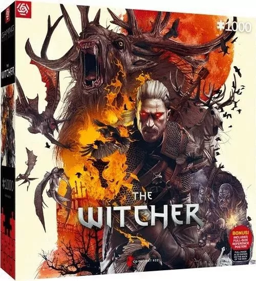 Puzzle 1000 The Witcher (Wiedźmin) Monsters - tantis.pl