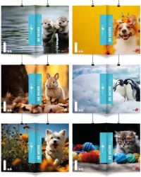 Zeszyt A4/96K kartka Be More Baby