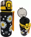 Bidon Coolpack Brisk mini bidon 400 ml daisy black - tantis.pl