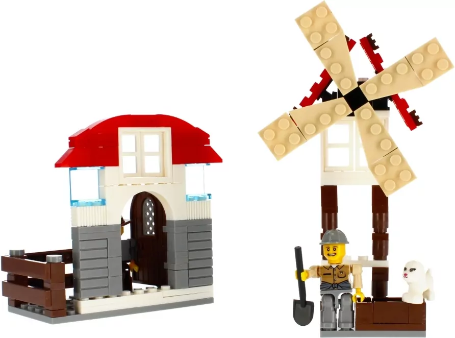 Klocki konstrukcyjne Alleblox Farma Homestead 183 elementów - tantis.pl