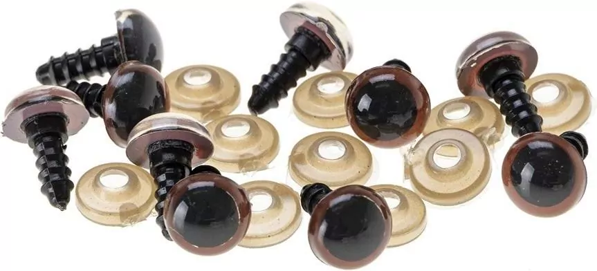 Oczy do maskotek 12mm - tantis.pl