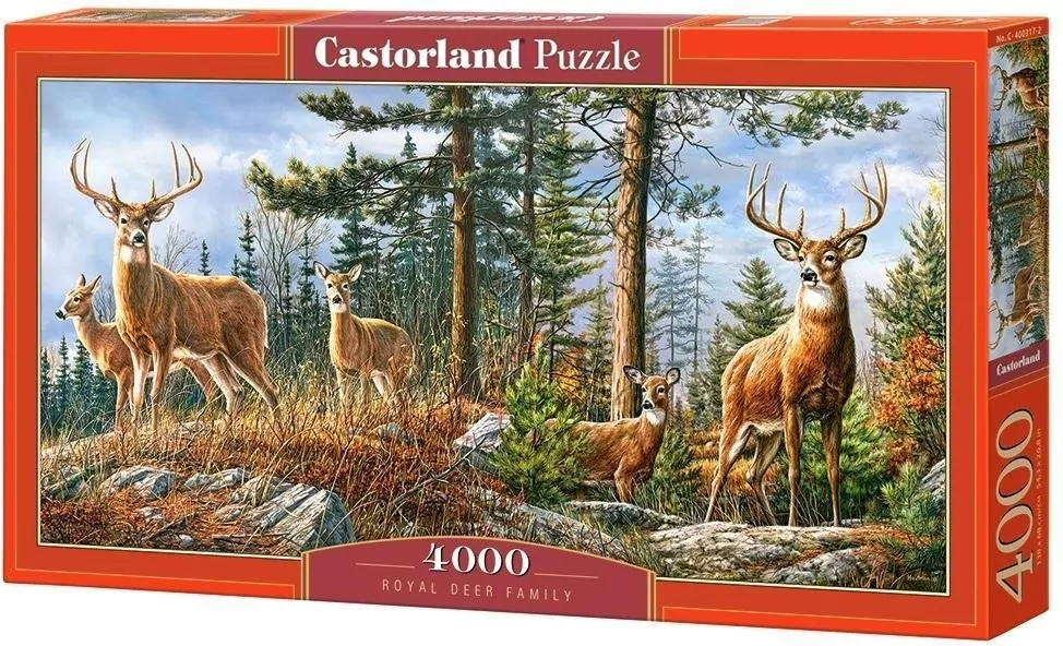 Puzzle 4000 el. Royal Deer Family - tantis.pl