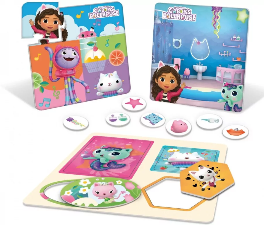 Kolekcja gier edukacyjnych. Koci Domek Gabi - tantis.pl