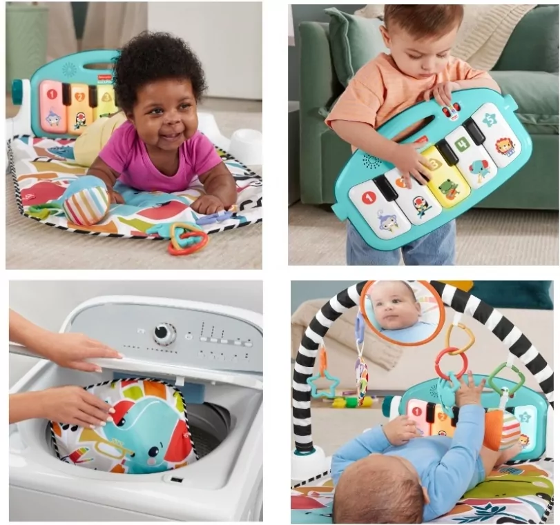 Fisher-Price. Mata edukacyjna z pianinkiem - tantis.pl