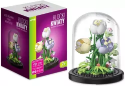 Klocki pod kloszem tulipany