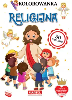 Kolorowanka Religijna z naklejkami