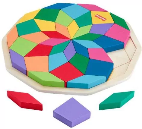 Fisher Price. Mandala drewniana układanka - tantis.pl
