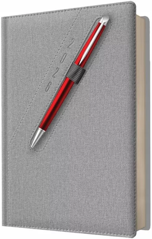 Kalendarz 2026 A5 dzienny z kieszonką i gumką - tantis.pl