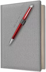 Kalendarz 2026 A5 dzienny z kieszonką i gumką