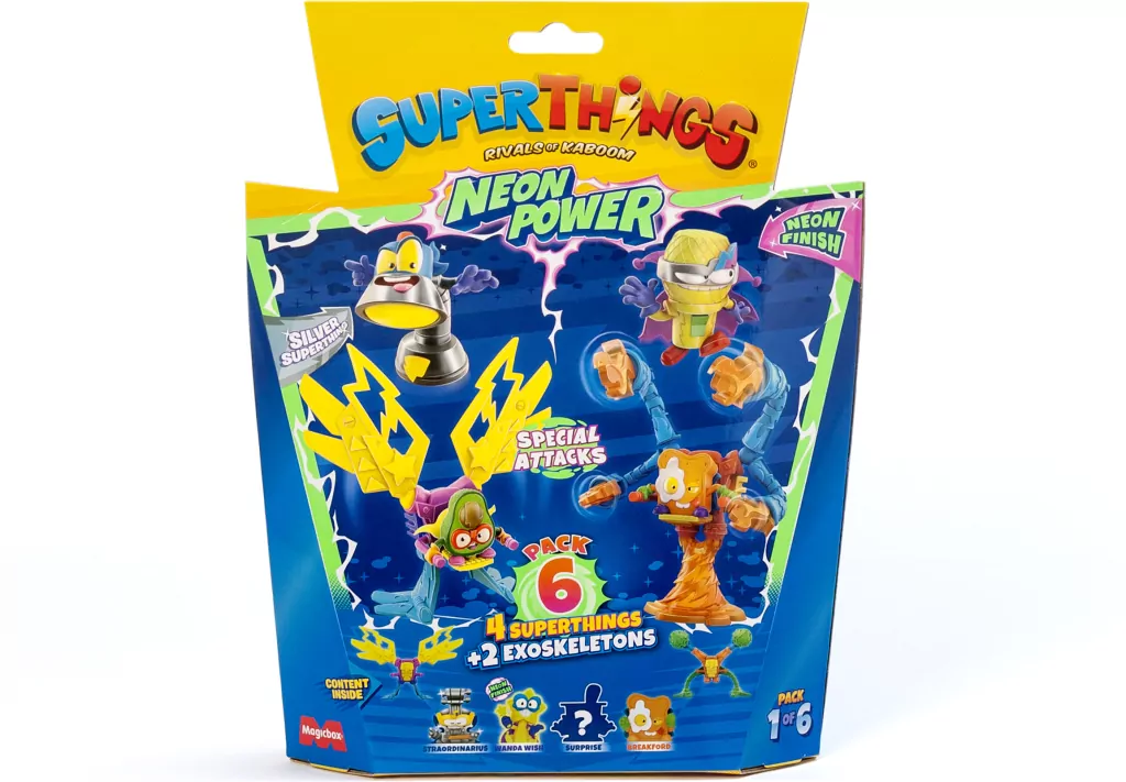 SuperThings Neon Power Pack 6 mix - tantis.pl