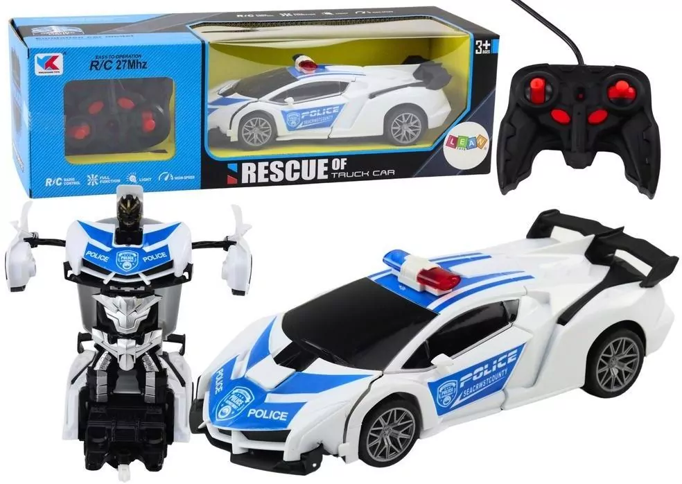 Auto-Robot R/C 2w1 transformacja Policja - tantis.pl