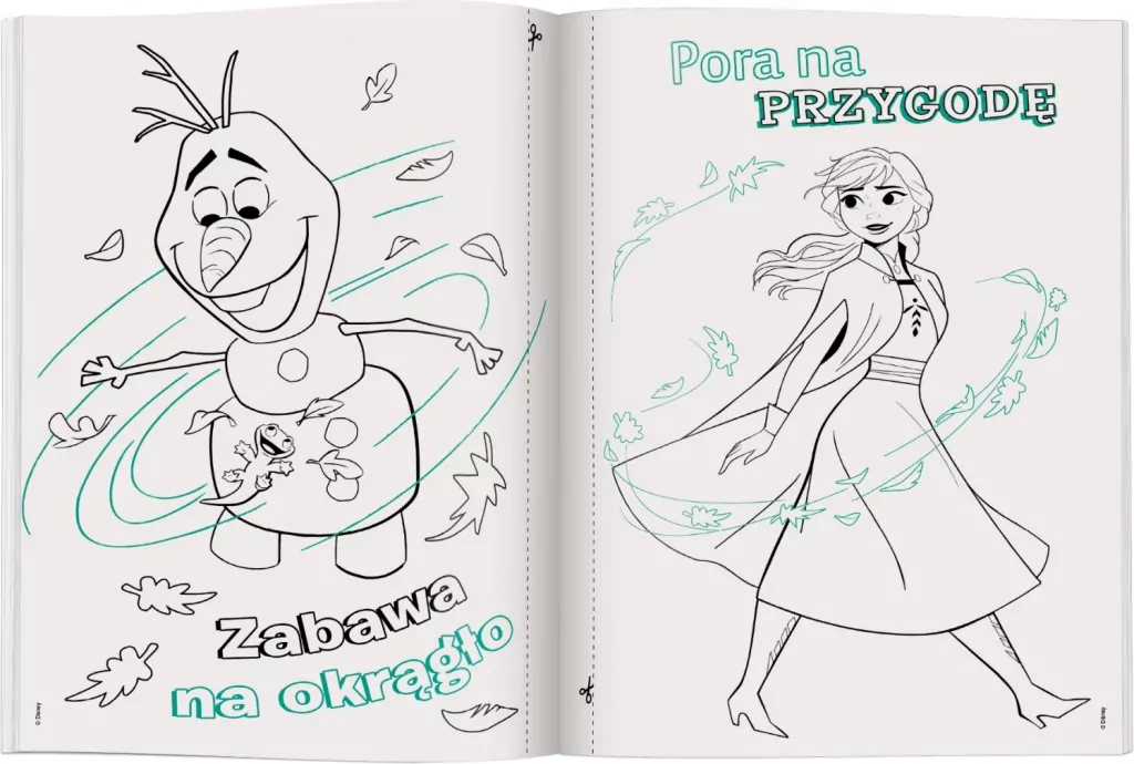 Disney Kraina Lodu. Kolorowanka z błyskiem - tantis.pl