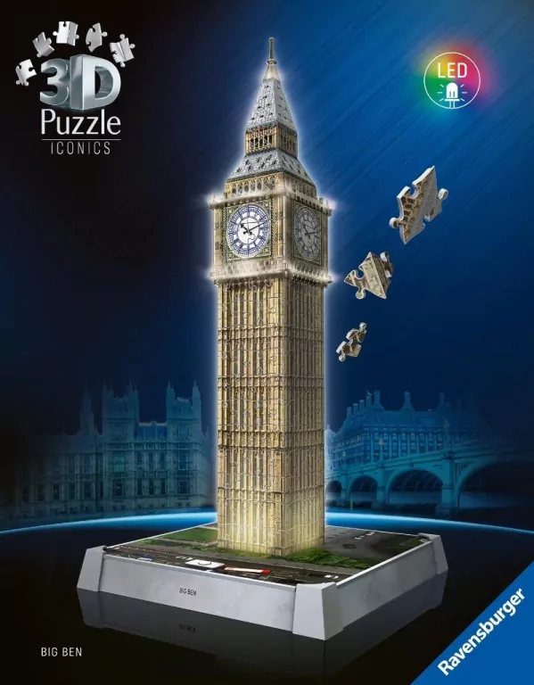 Puzzle 3D Iconics Big Ben - tantis.pl