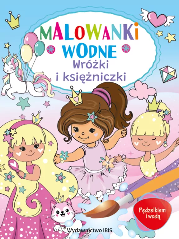 Pędzelkiem i wodą. Malowanki wodne. Wróżki.. - tantis.pl
