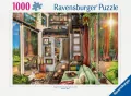 Puzzle 1000. Domek w lesie - tantis.pl