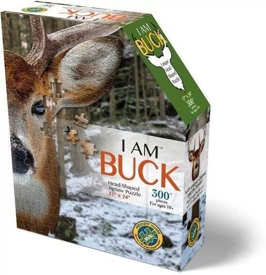 Puzzle konturowe 300. I am. Jeleń - tantis.pl