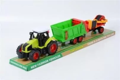 Traktor z maszynami rolniczymi - tantis.pl