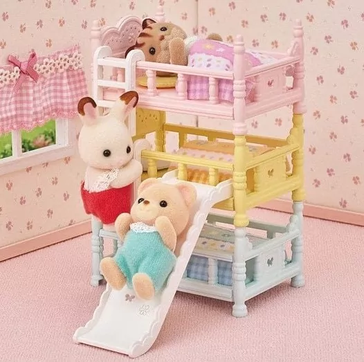 Potrójne łóżko. Sylvanian Families - tantis.pl