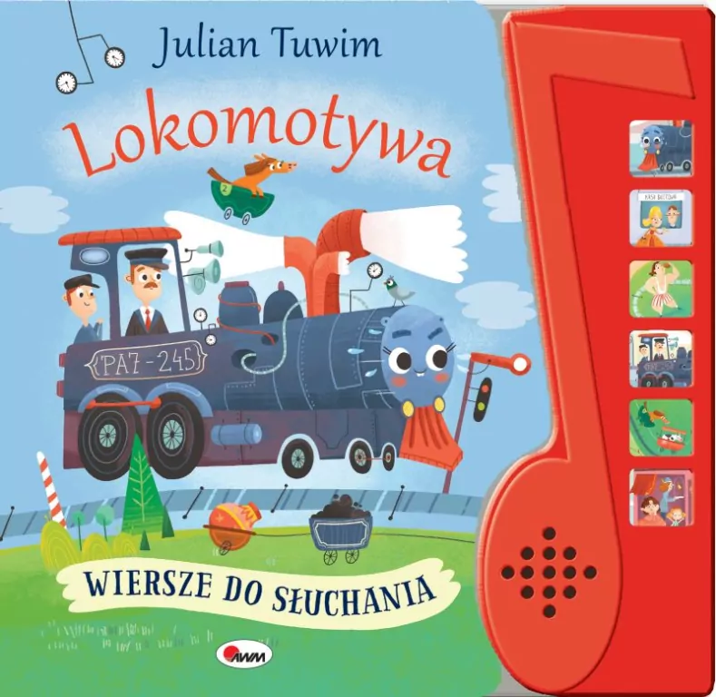 Lokomotywa. Wiersze do słuchania. Książka dźwiękowa - tantis.pl