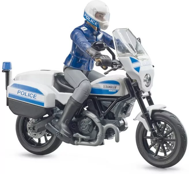 Policjant na motocyklu. Scrambler Ducati - tantis.pl