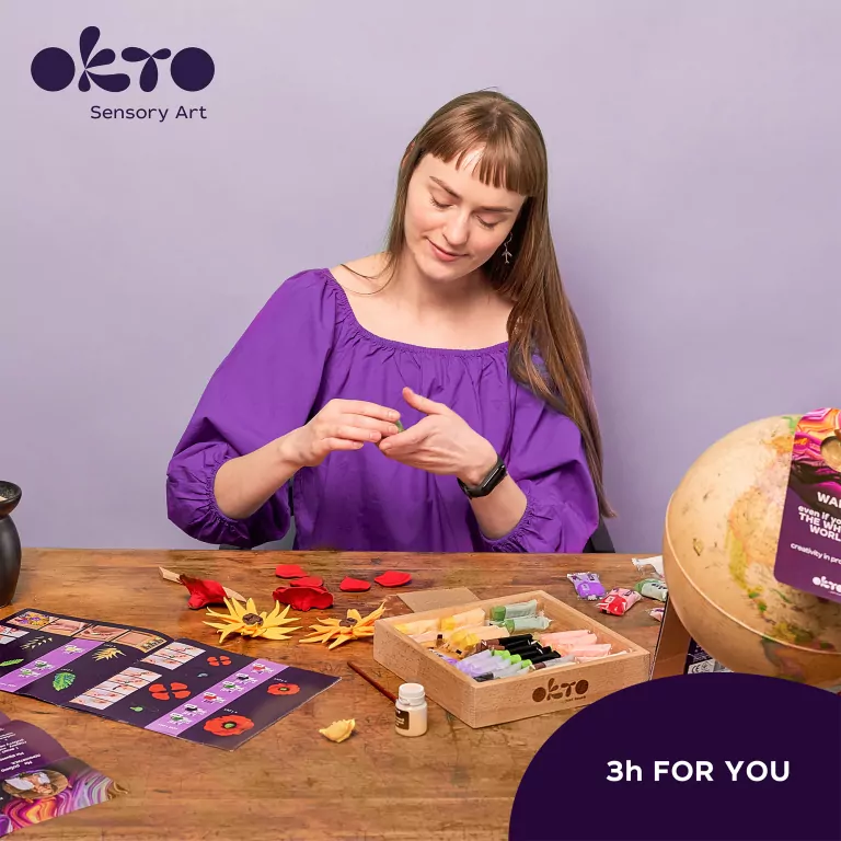 Kwiaty. Wolność. Zestaw kreatywny Wood&Craft - tantis.pl