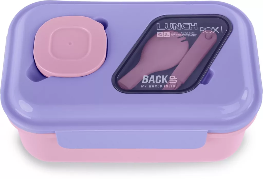 Śniadaniówka backup 8 model d 36 różowo-fioletowa - tantis.pl