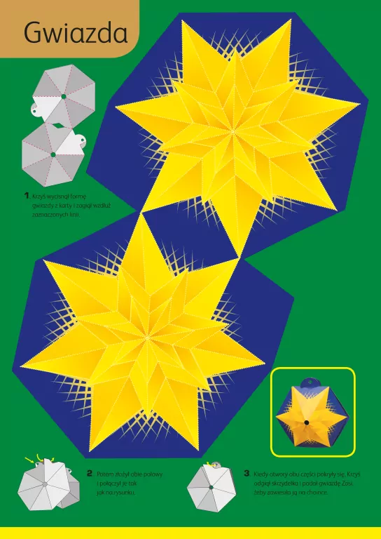 Wycinanki. Dekoracje bożonarodzeniowe - tantis.pl