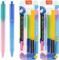 Pióro wieczne wymazywalne + 2 naboje mix EASY