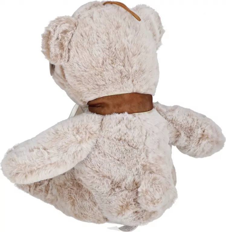 Maskotka pluszowa Miś siedzący z brązowymi dodatkami 25cm 4134 - tantis.pl