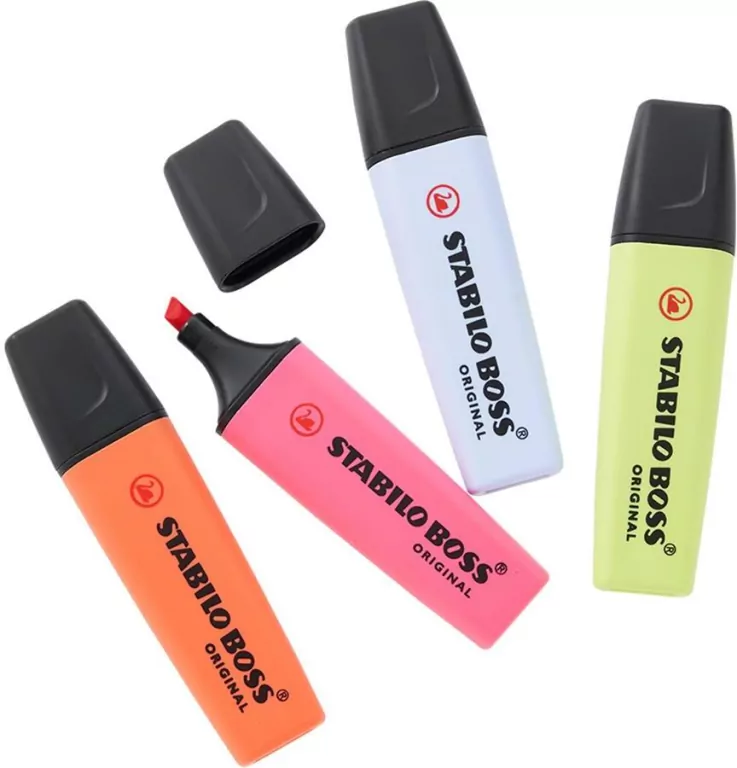 Zakreślacz. Boss Pastel. 4 kolory - tantis.pl