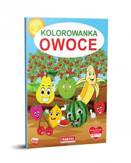 Owoce. Kolorowanka - tantis.pl
